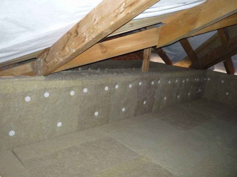 Холодный чердак Rockwool
