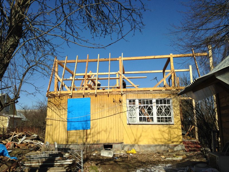 Реконструкция дачного домика Новосибирск