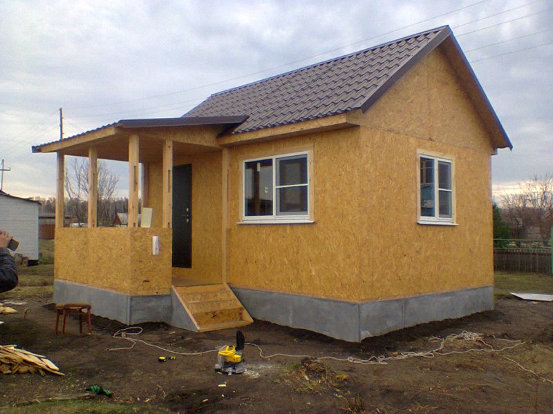 Каркасно щитовой домик