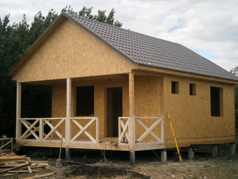 Каркасный домик из ОСБ