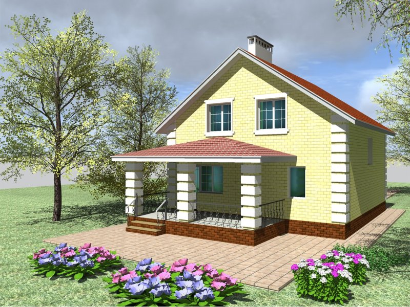 Проекты домов из газобетона до 150 кв.м 2