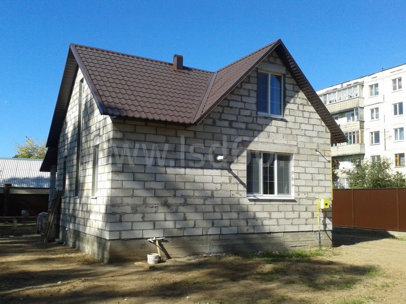 Дома из газобетона 6х8 своими руками