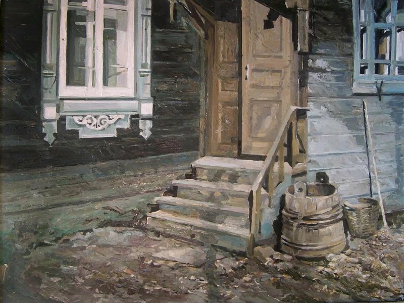 Деревенское крыльцо