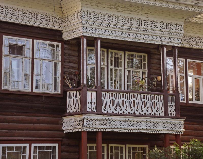 Вологда деревянное зодчество балкон