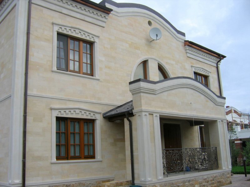 Дагестанский песчаник и известняк фасад
