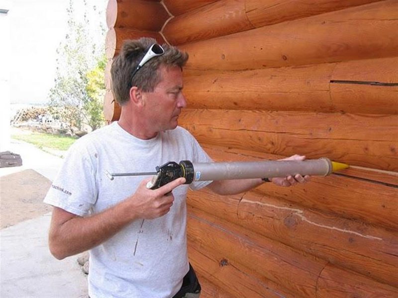 Герметик для швов сруба бани