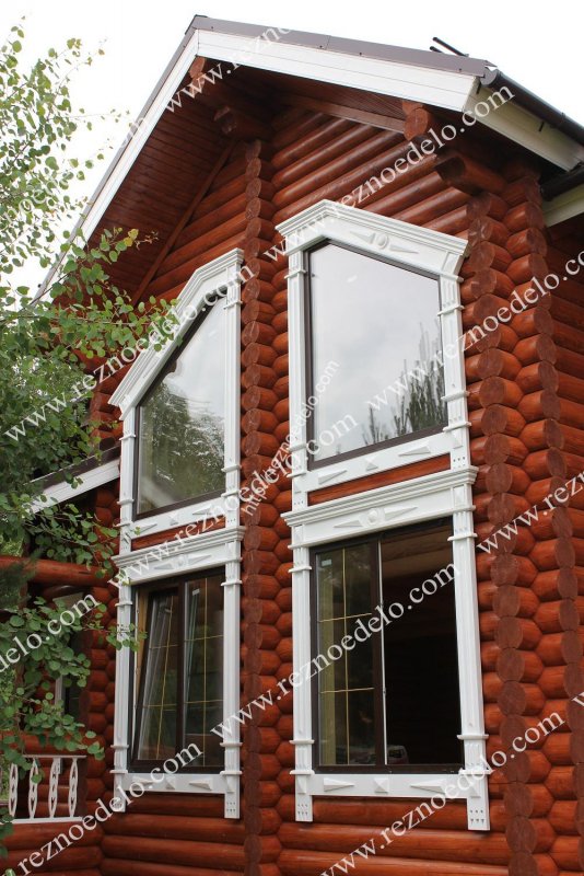 Наличники на треугольные окна