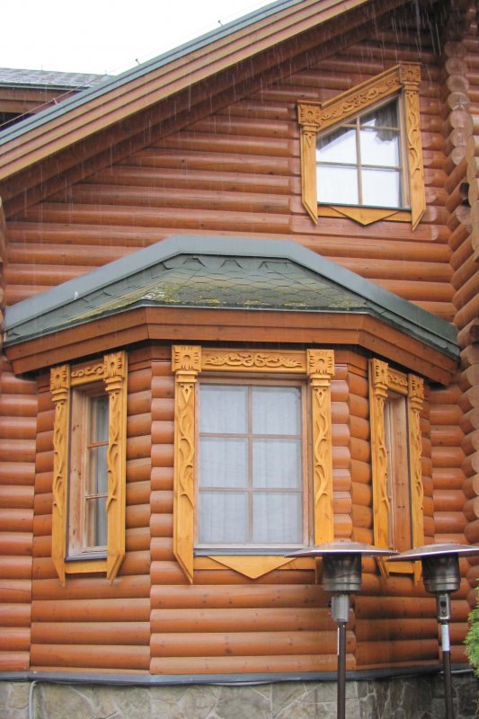 Фасады деревянных домов