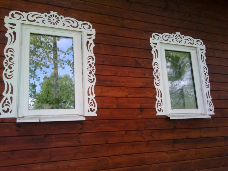 Деревянные пластиковые окна