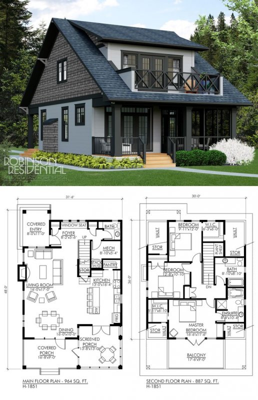 Craftsman h-1851 - Robinson Plans
