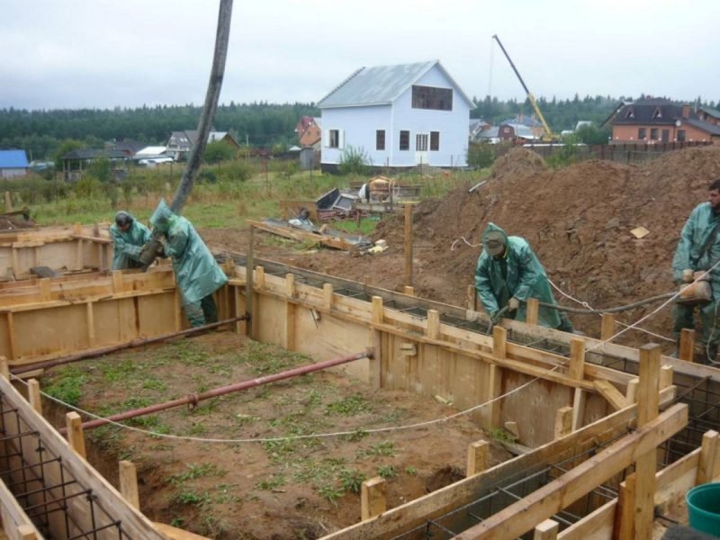 Начало строительства частного дома