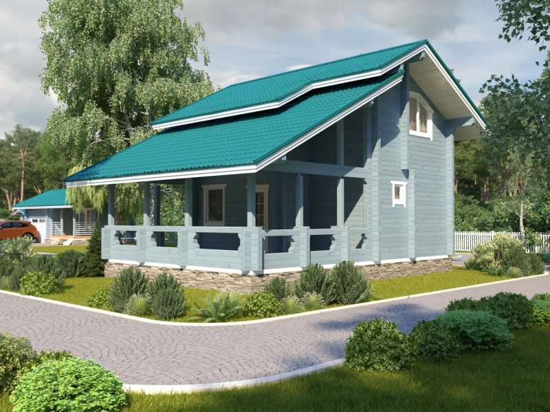 Бирюзовая крыша