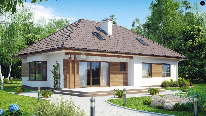 Проекты домов из пеноблоков 120кв