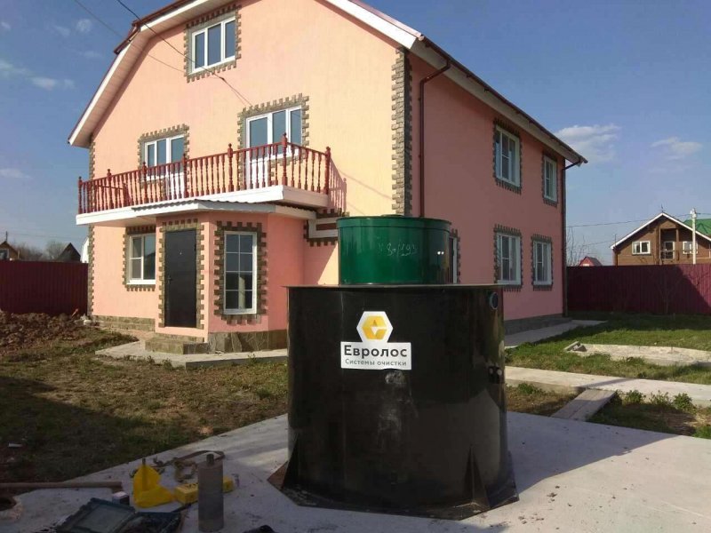 Станция биологической очистки для поселка
