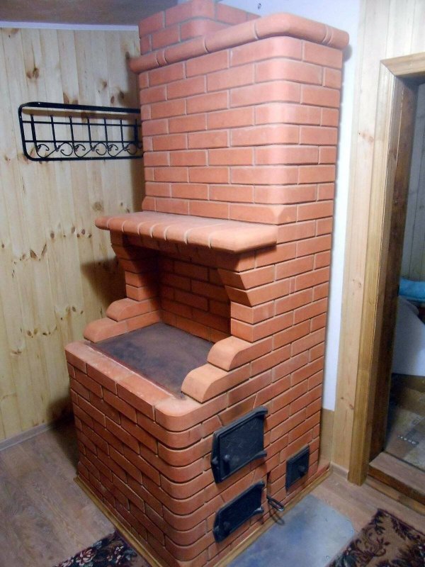 Печь отопительная дровяная голландка