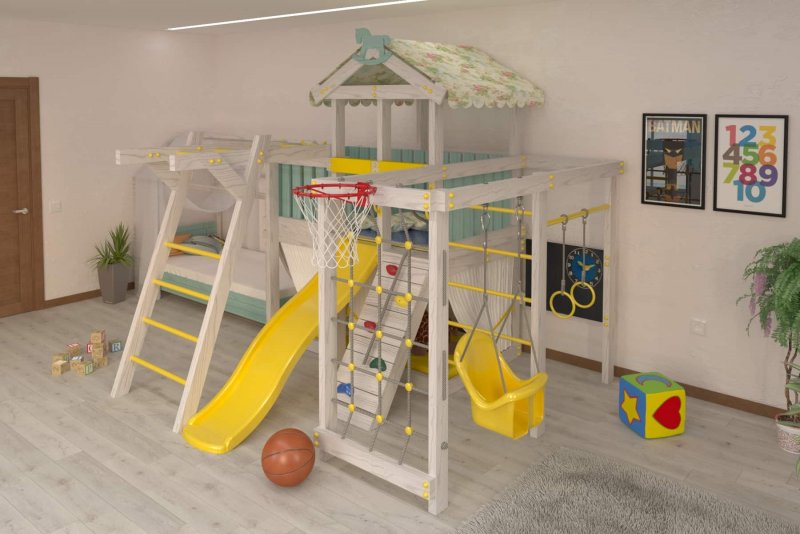 Детский игровой комплекс-чердак Савушка Baby – 5