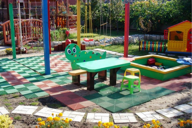 Детские площадки в садике