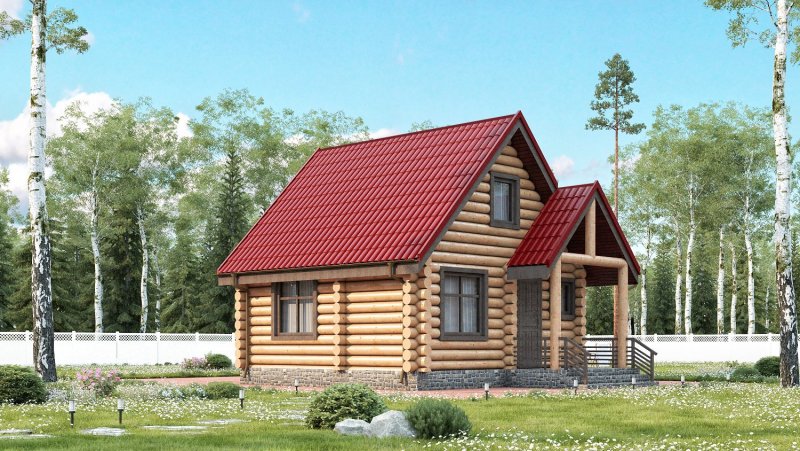 Баня сруб 6х6 дом