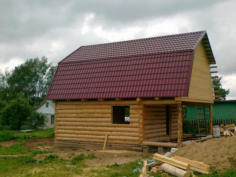 Баня сруб 6х6 дом