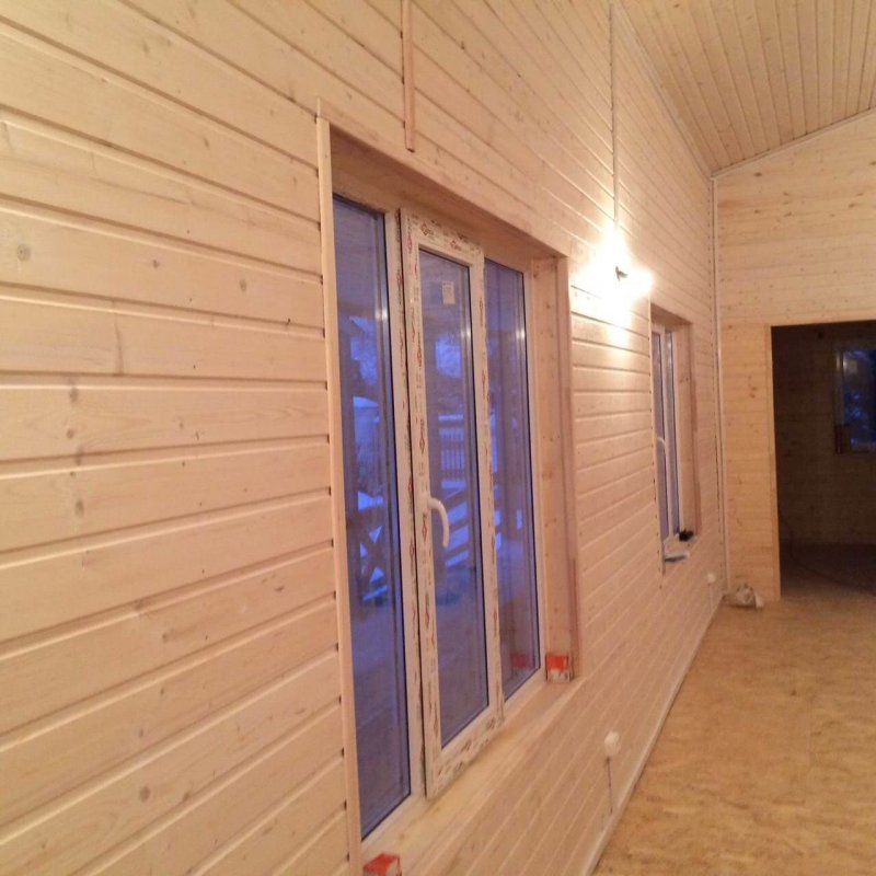 Tikkurila зеленый имитация бруса