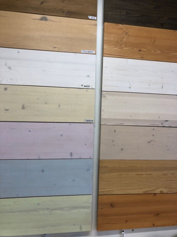 Tikkurila зеленый имитация бруса