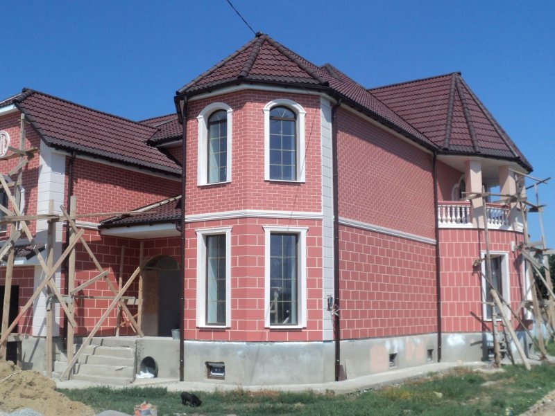 Теплая плитка для фасада