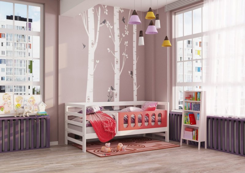 Двухъярусная кровать детская Domus Mia Loft Alfa