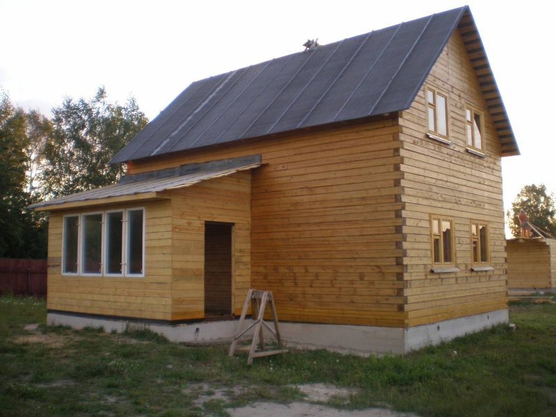 Пристройка с бруса