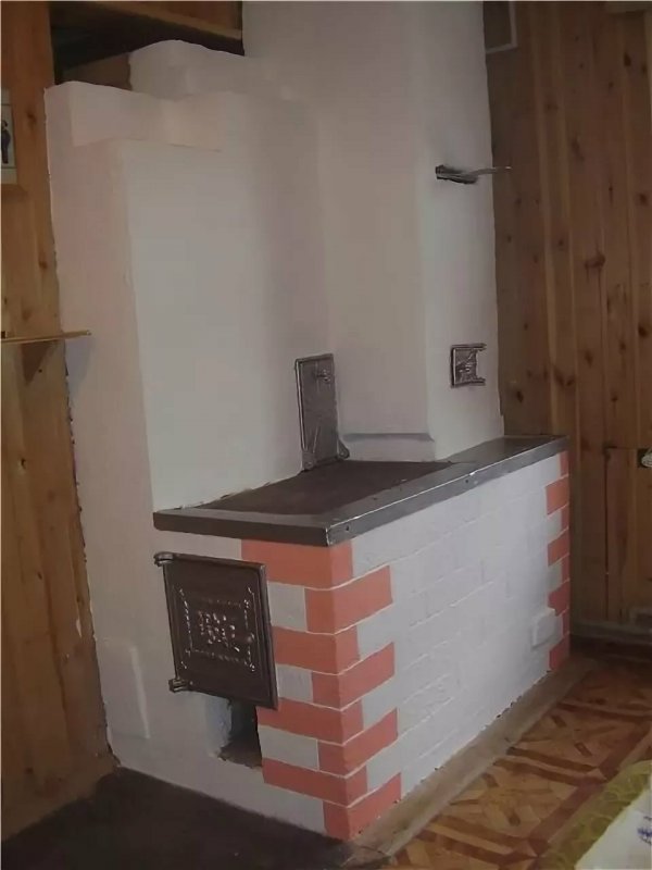 Отделка кирпичных печей на даче