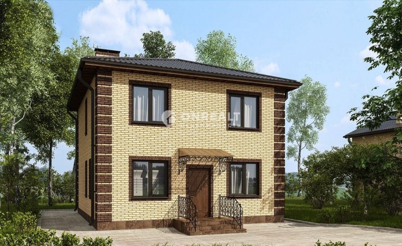 Дом кирпичный двухэтажный 120 кв.м