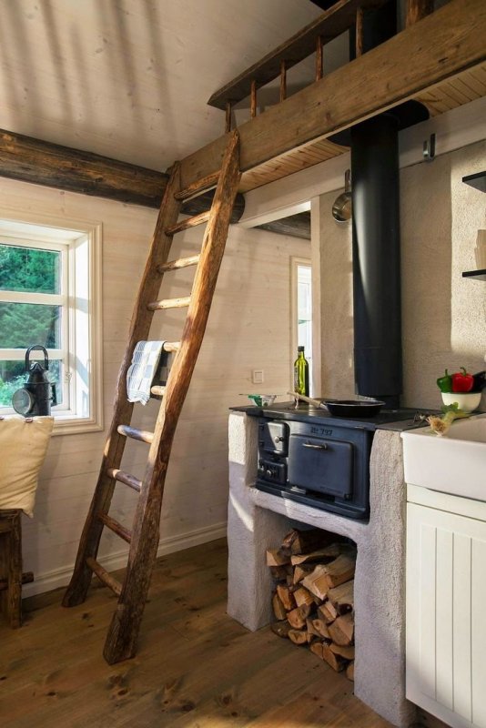 Tiny House с печкой