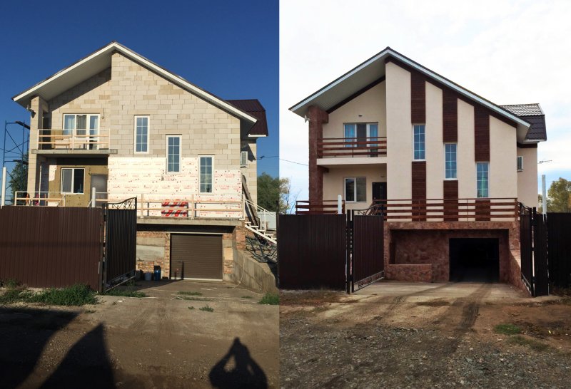 Реконструкция фасада дома