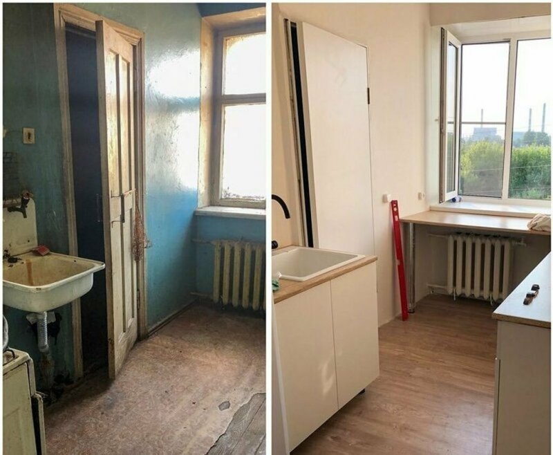 Старые квартиры до и после