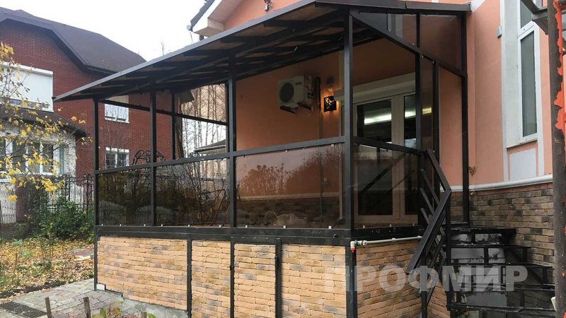 Терраса из металла