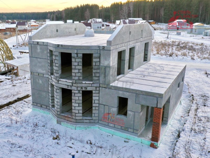 Дом из полистиролбетона