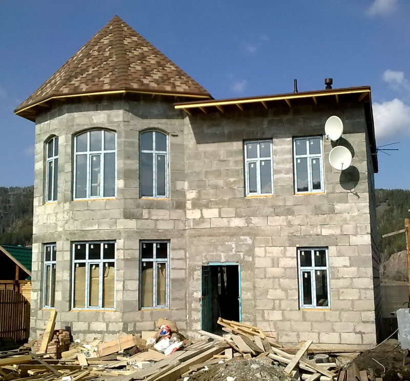 Полистиролбетон дом
