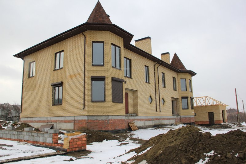 Дом из полистиролбетонных блоков