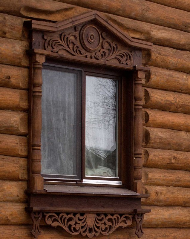 Наличники на окна в деревянном доме
