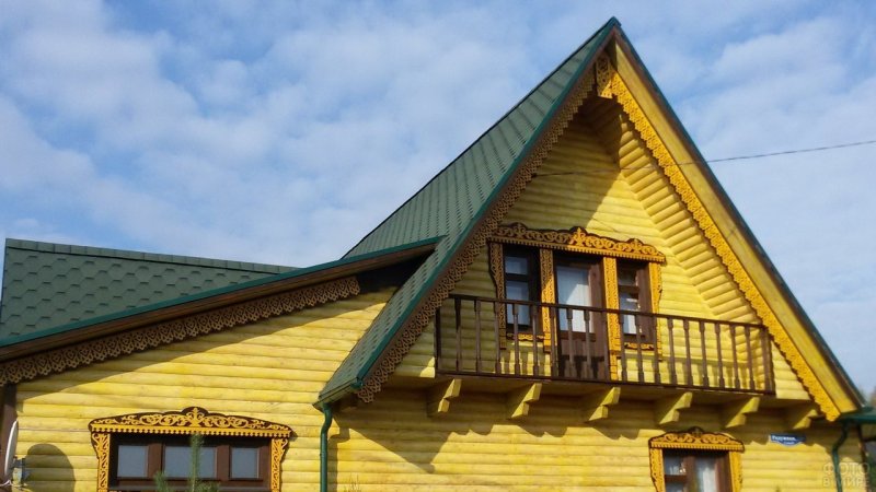 Красивые деревянные фронтоны