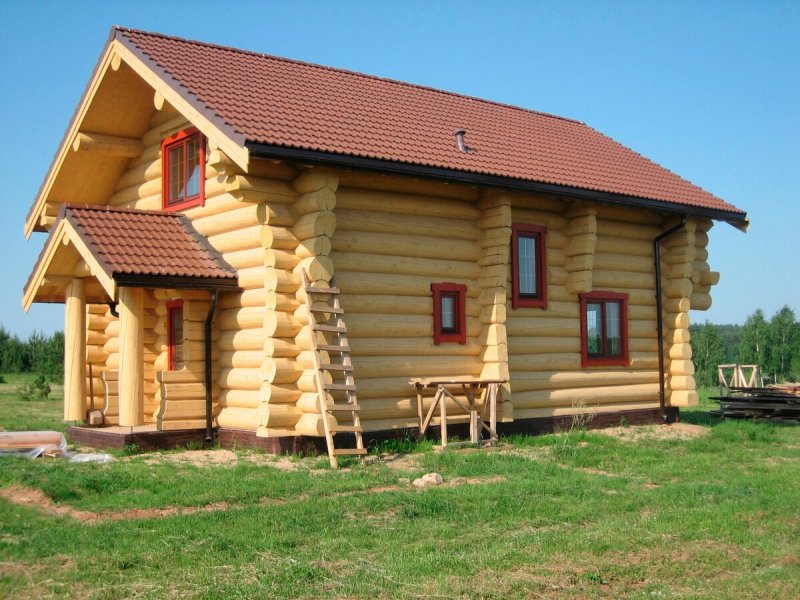Проекты домов из кругляка