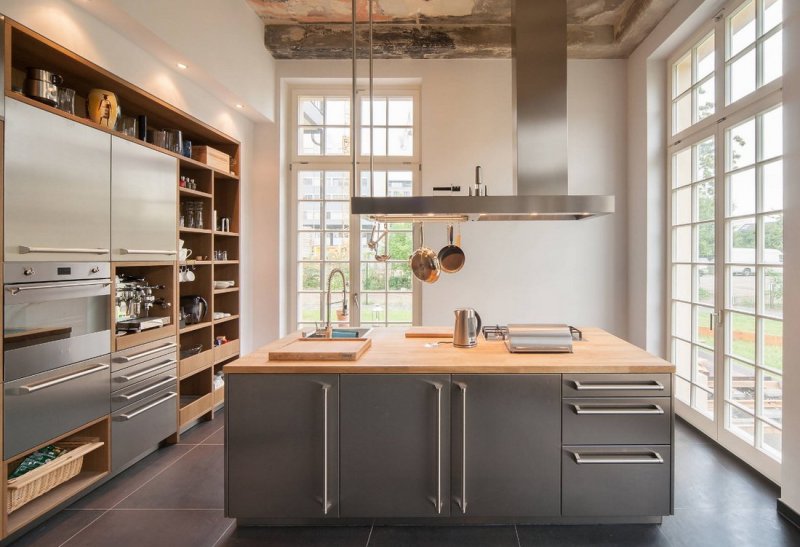 Loft кухонные островки