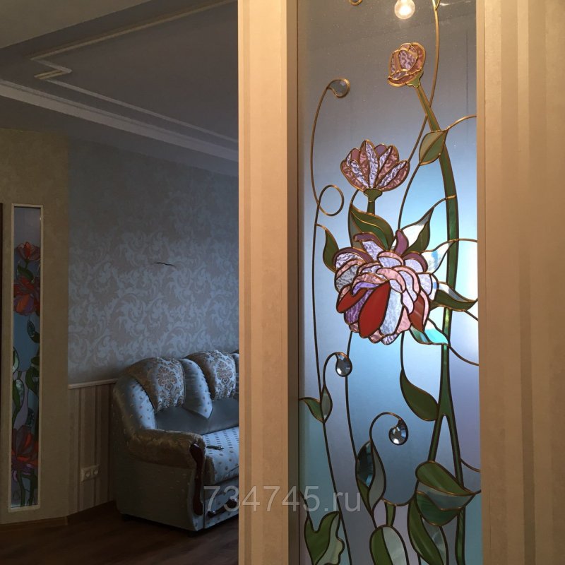 Декоративные витражные перегородки