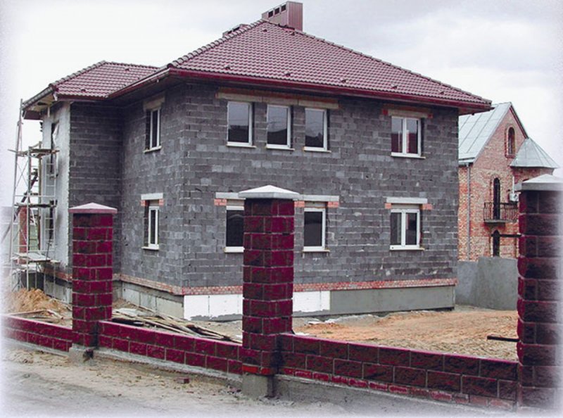 Дом из керамзитного блока