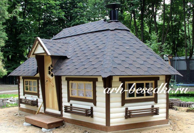 Финский гриль домик