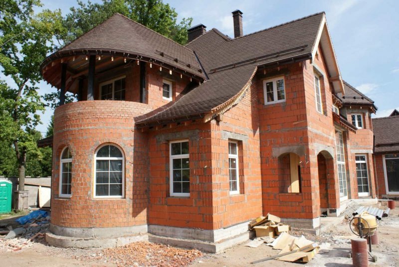 Дом из керамического кирпича