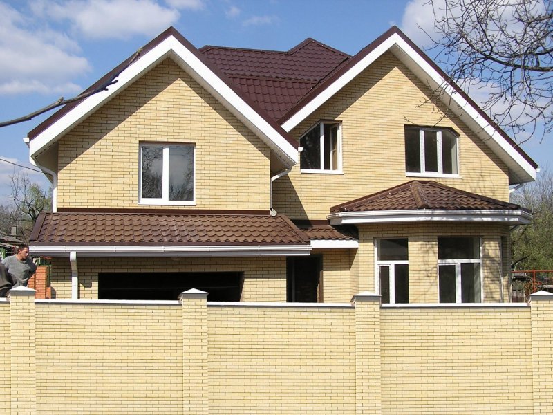 Кирпич Глубокинский желтый (полуторный)