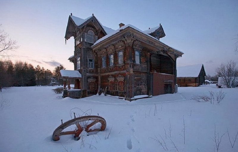 Заброшенные деревни Костромской Аксентьево
