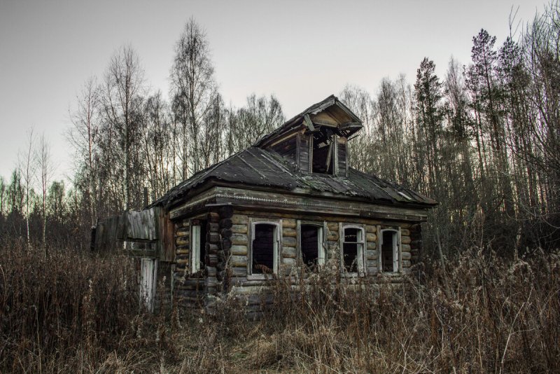 Заброшенная деревня Гусево