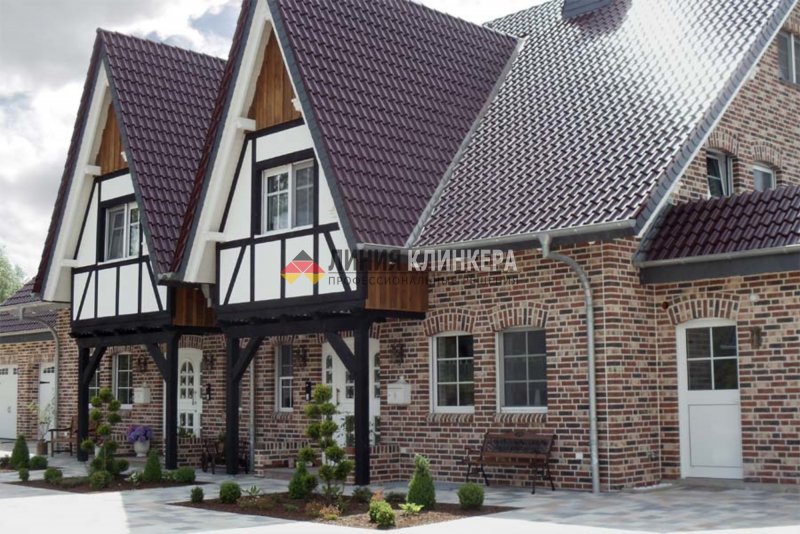 Фасады с клинкерной плитки Roben Dykbrand
