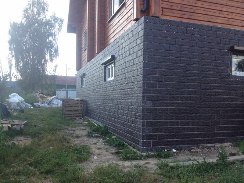 Облицовка высокого цоколя